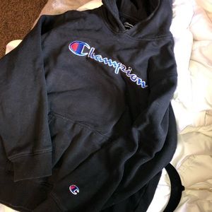 Large BOYS champion hoodie